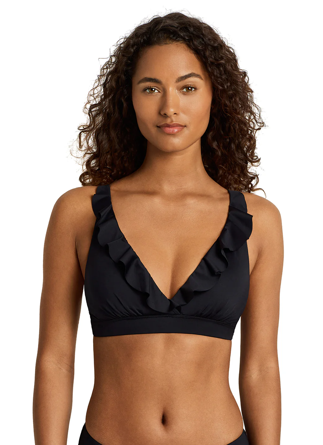 Lauren Ralph Lauren Women's Beach Club Solids Ruffle Underwire Bikini Top - Image 2