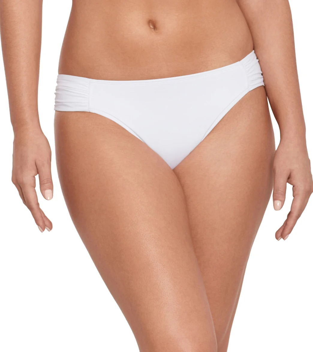Lauren Ralph Lauren Women's Beach Club Solids Side Tab Hipster Bikini Bottom - Image 9