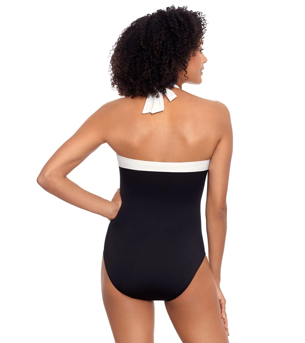Lauren Ralph Lauren Women's Bel Air Bandeau One Piece Swimsuit - Image 10