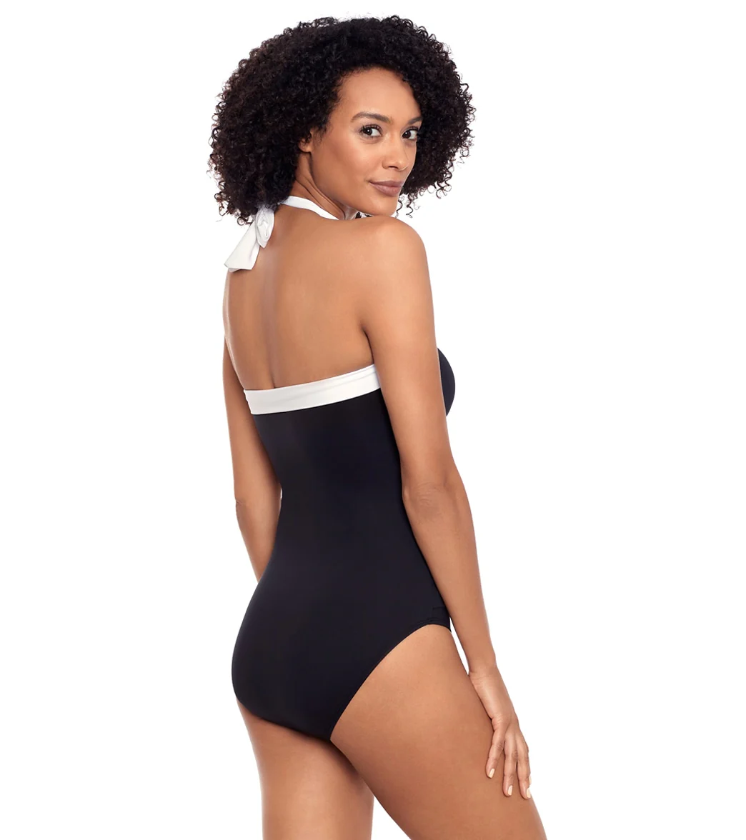 Lauren Ralph Lauren Women's Bel Air Bandeau One Piece Swimsuit - Image 9