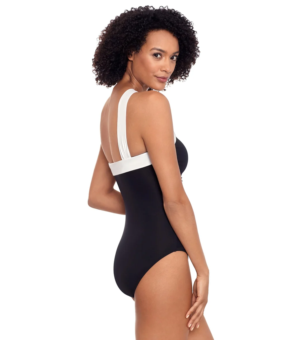 Lauren Ralph Lauren Women's Bel Air Halter High Neck One Piece Swimsuit - Image 2