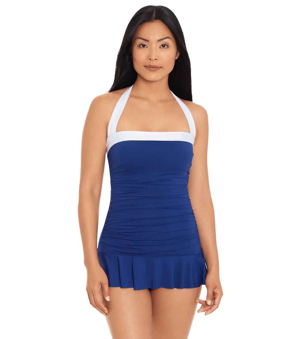 Lauren Ralph Lauren Women's Bel Air Skirted One Piece Swimsuit