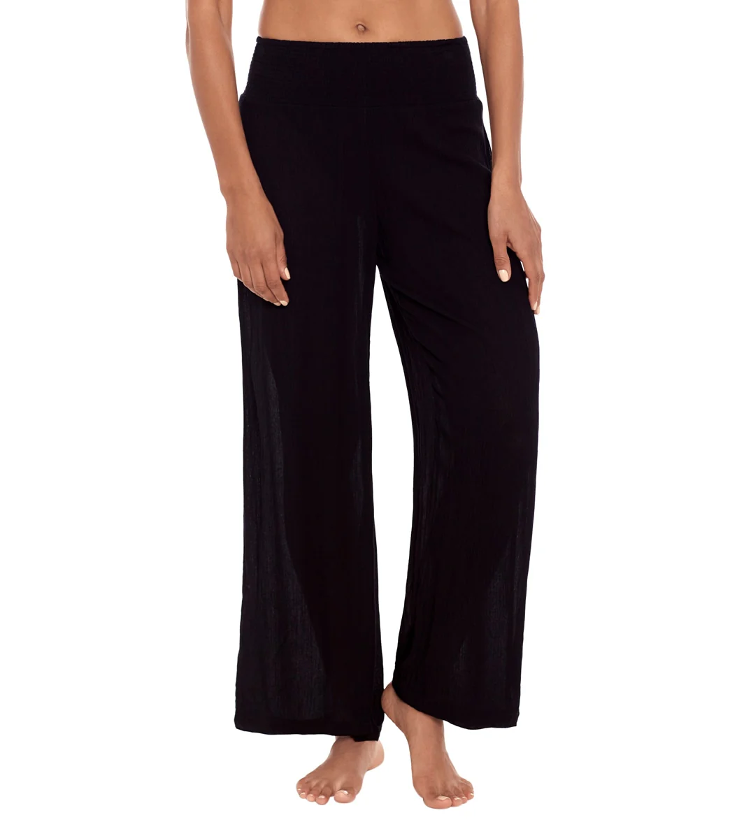 Lauren Ralph Lauren Women's Crinkle Rayon Cover Up Pant - Image 17