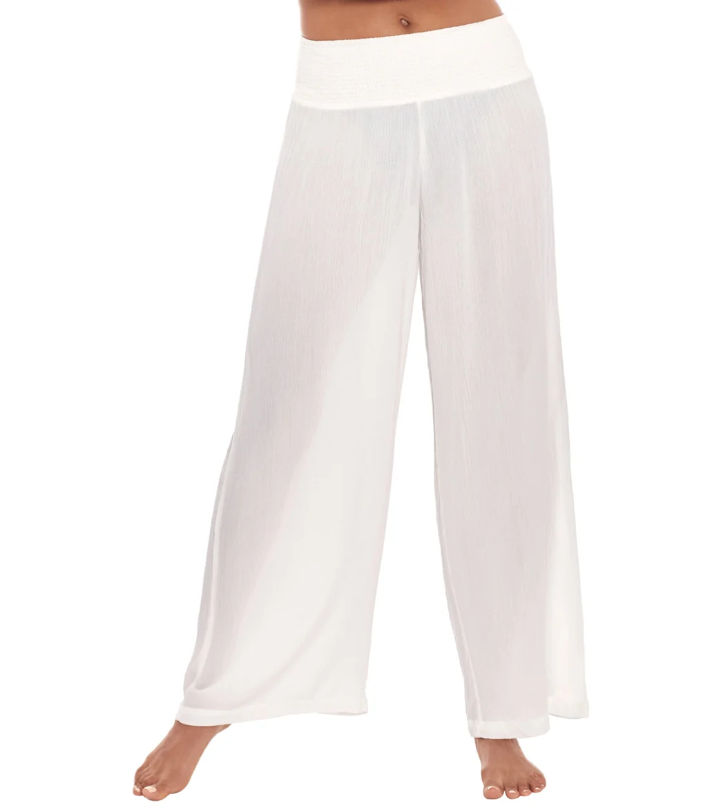 Lauren Ralph Lauren Women's Crinkle Rayon Cover Up Pant - Image 7