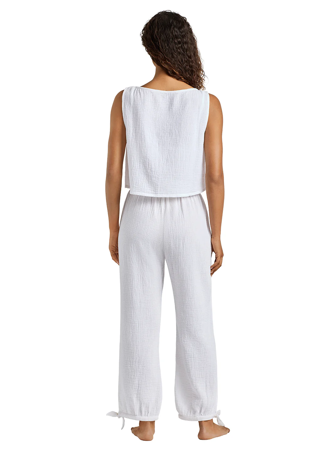 Lauren Ralph Lauren Women's Double Gauze Top And Bottoms Cover Up Set - Image 4