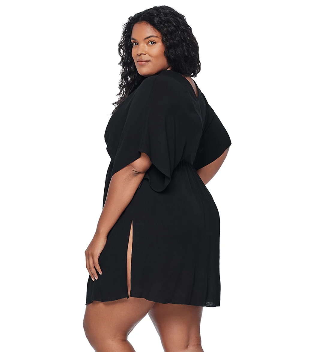 Lauren Ralph Lauren Women's Plus Size Crinkle Rayon Tunic - Image 2