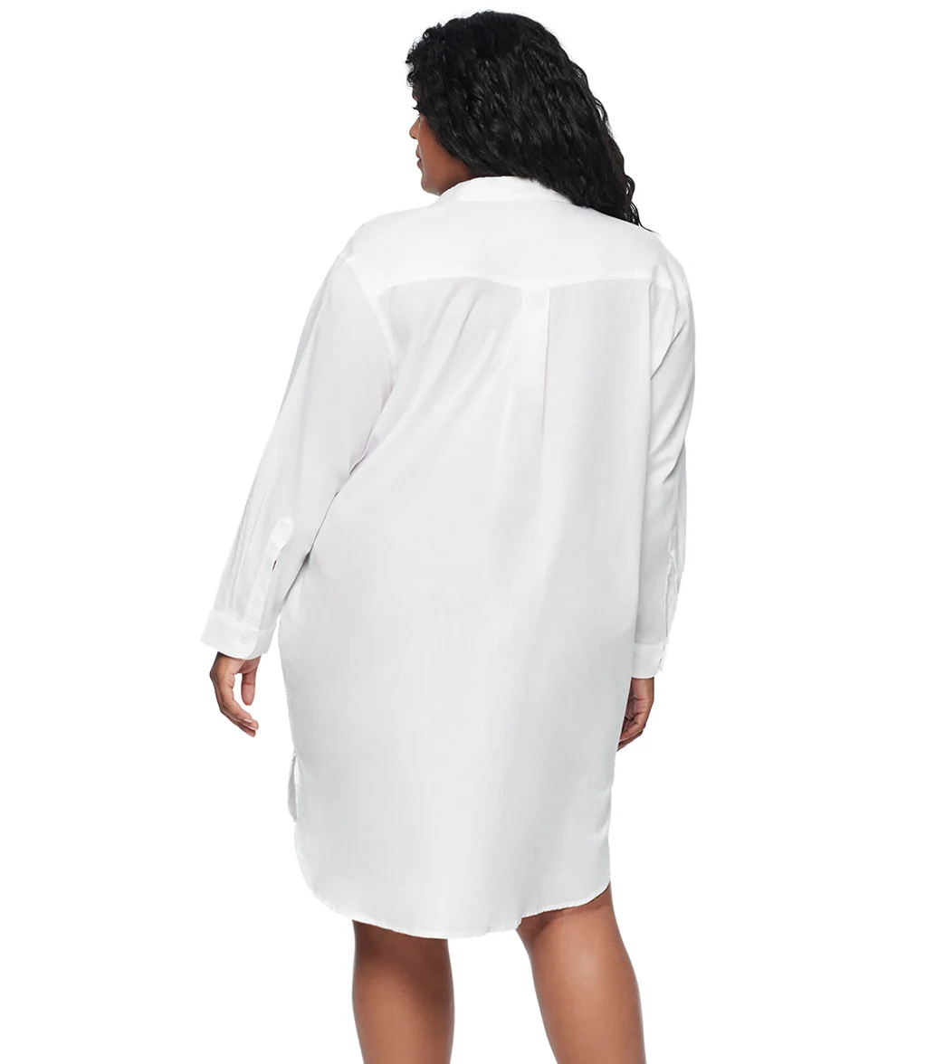 Lauren Ralph Lauren Women's Plus Size Maxi Beach Shirt - Image 3