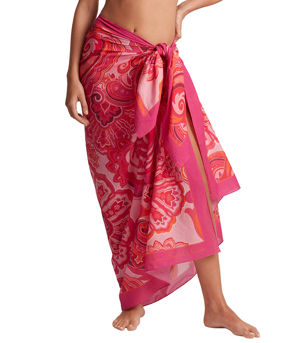 Lauren Ralph Lauren Women's Provence Paisley Border Pareo - Image 7