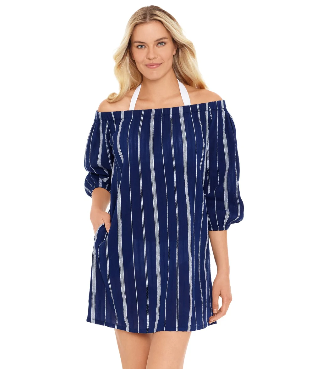 Lauren Ralph Lauren Women's Slub Stripe Dress - Image 7