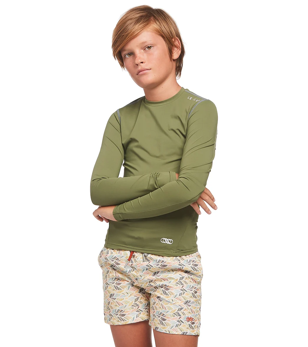 LE CLUB Boys' Freeport Rashguard (Toddler, Little Kid, Big Kid)
