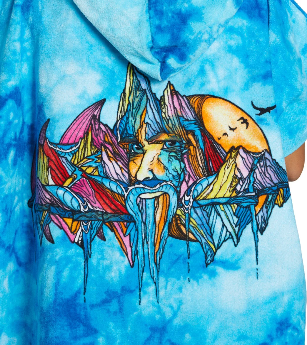 LEUS Towels CHRIS BENCHETLER Tie Dye Changing Poncho - Image 5