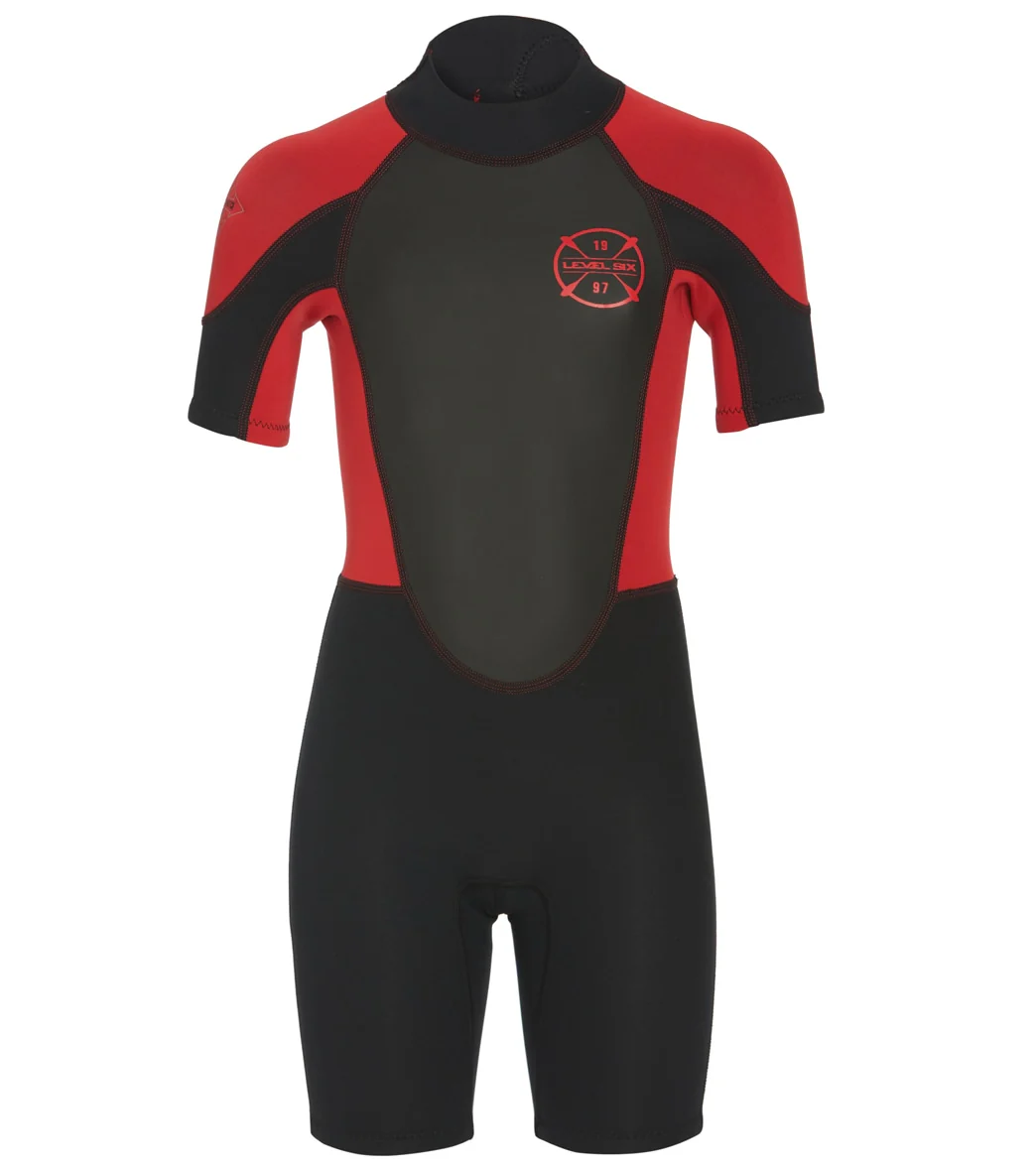 Level Six Youth 2.5mm Shorty Neoprene Wetsuit - Image 5