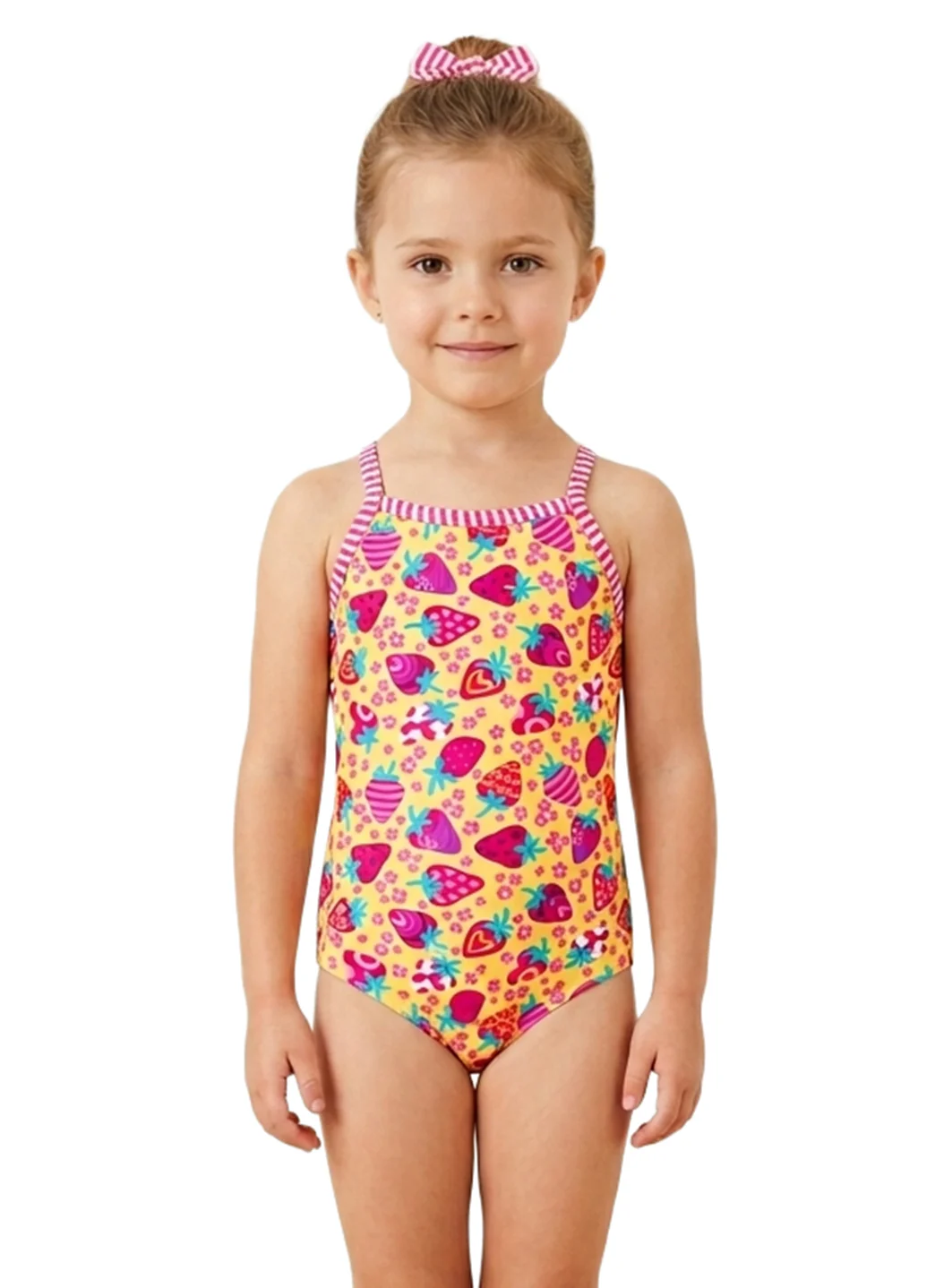 Little Dolfin Girls' Berry Sweet One Piece Swimsuit (Toddler, Little Kid) - Image 2