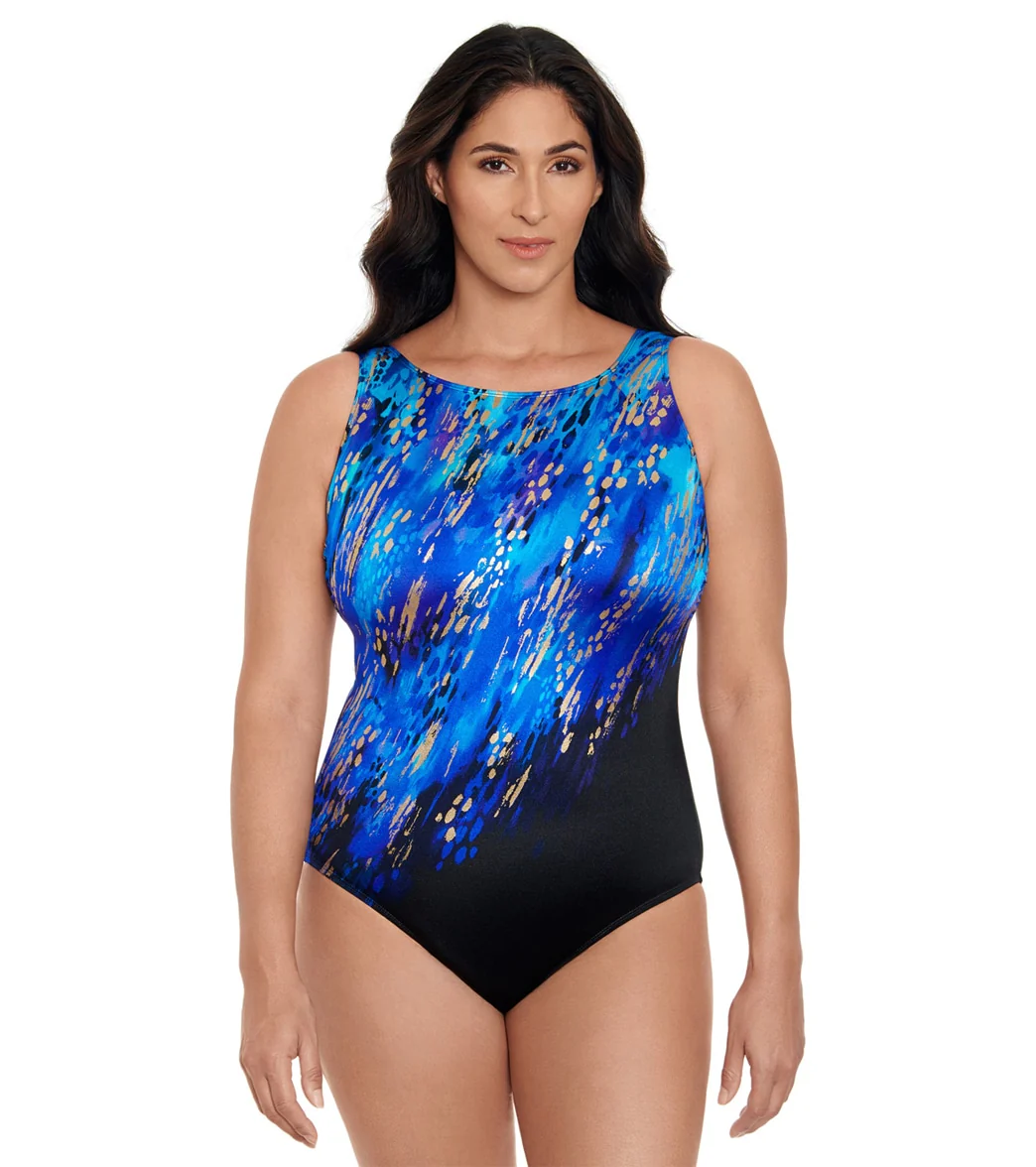 Longitude Women's Leopard One Piece Swimsuit - Image 7