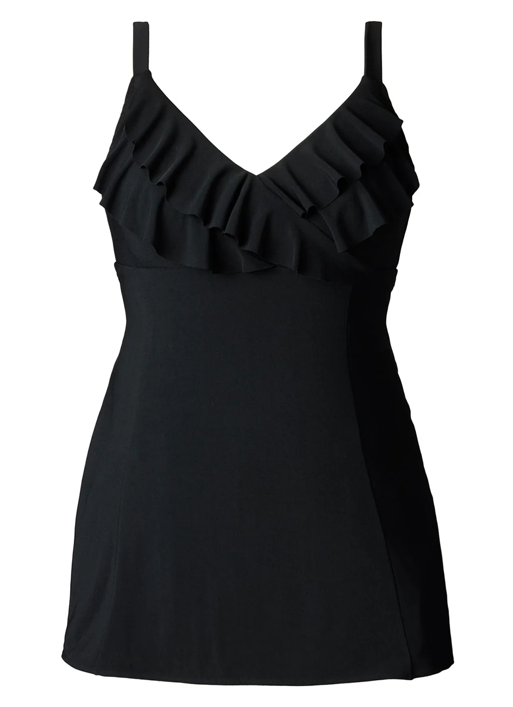 Longitude Women's Long Torso Solitude 2.0 Ruffle Front Swim Dress - Image 6