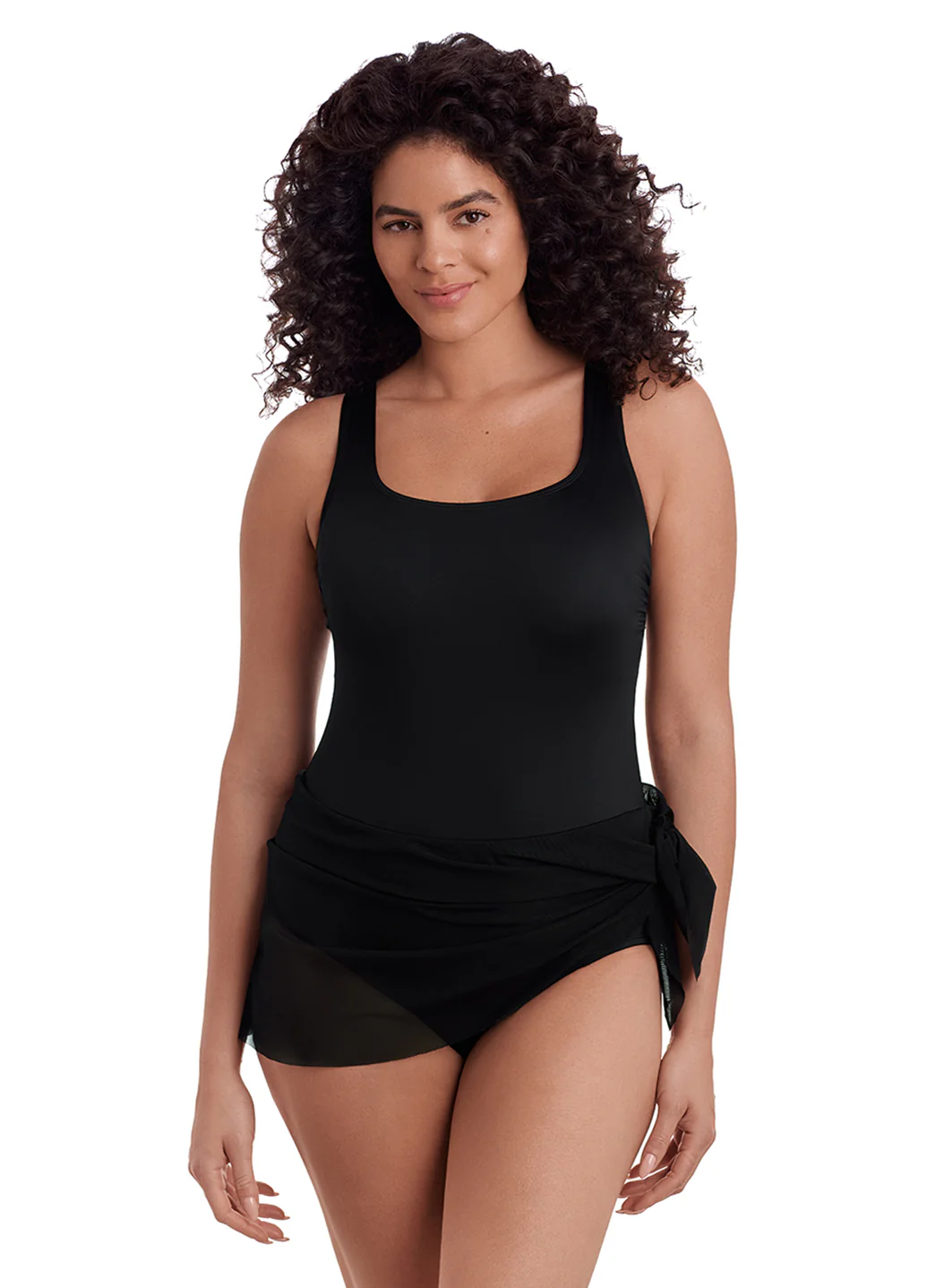Longitude Women's Long Torso Solitude 2.0 Tie Sash Tank One Piece Swimsuit - Image 2