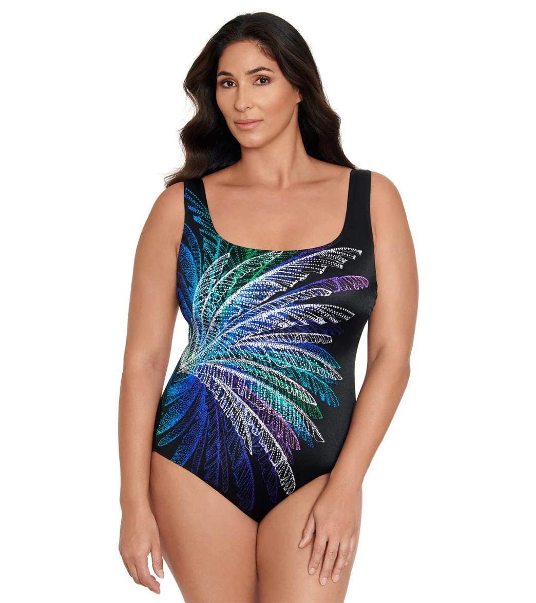 Longitude Women's Palm in Palm One Piece Swimsuit - Image 6