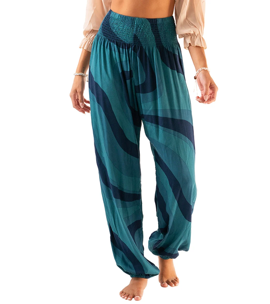 Lotus and Luna Bahama Swirl Harem Pant - Image 4