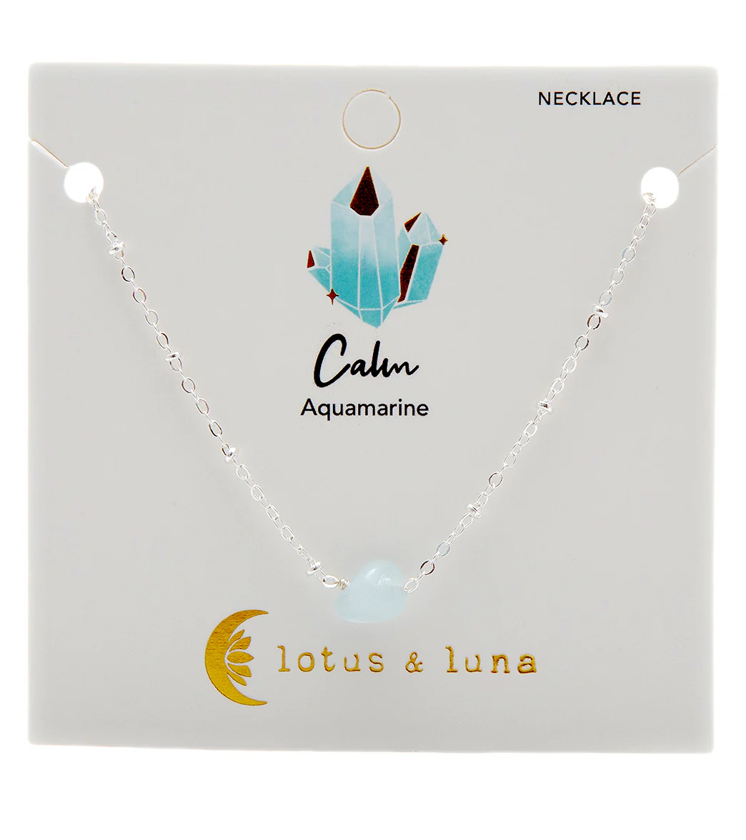 Lotus and Luna Calm Stone of the Earth Necklace - Image 3