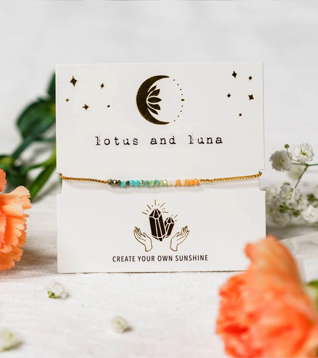 Lotus and Luna Create your own Sunshine Goddess Bracelet - Image 2
