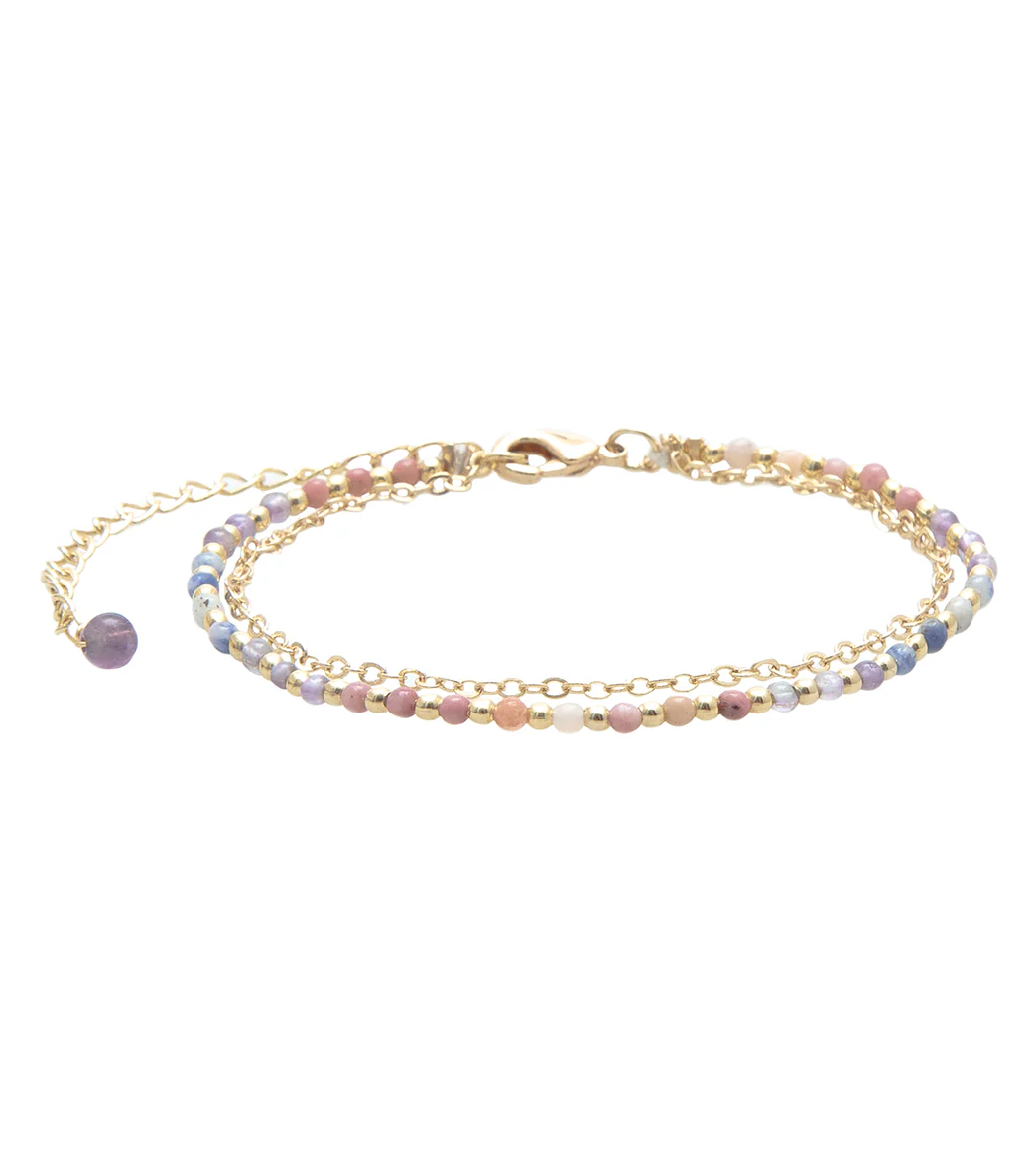 Lotus and Luna Energy Healer Amethyst Bracelet - Image 6