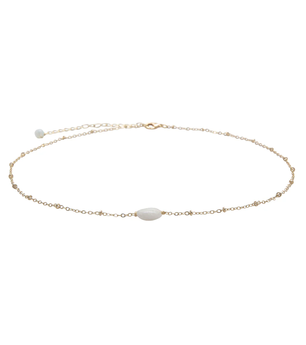 Lotus and Luna Intuition Stone of the Earth Necklace - Image 7