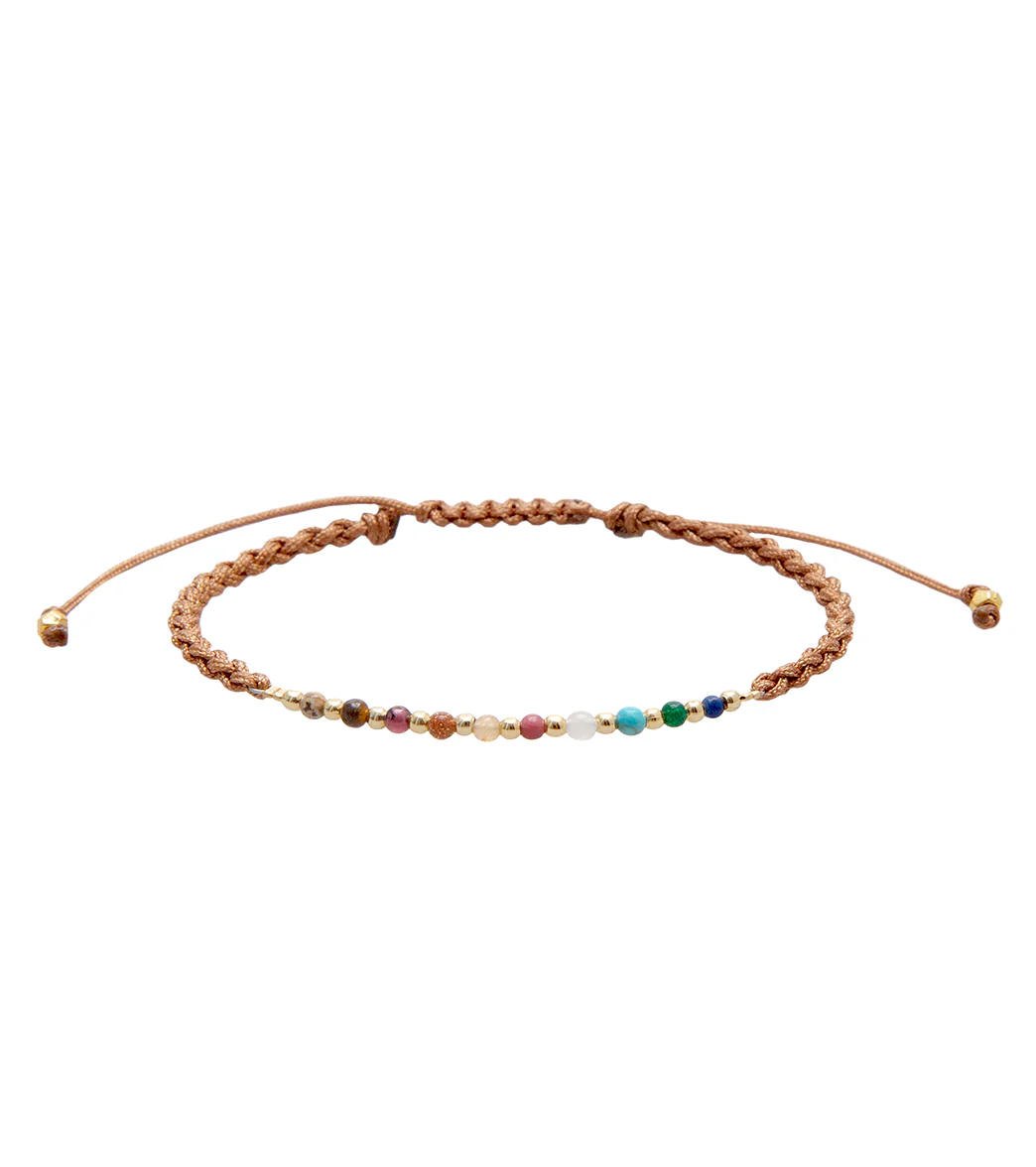 Lotus and Luna Master Healer Chakra Cleanse Namaste Bracelet