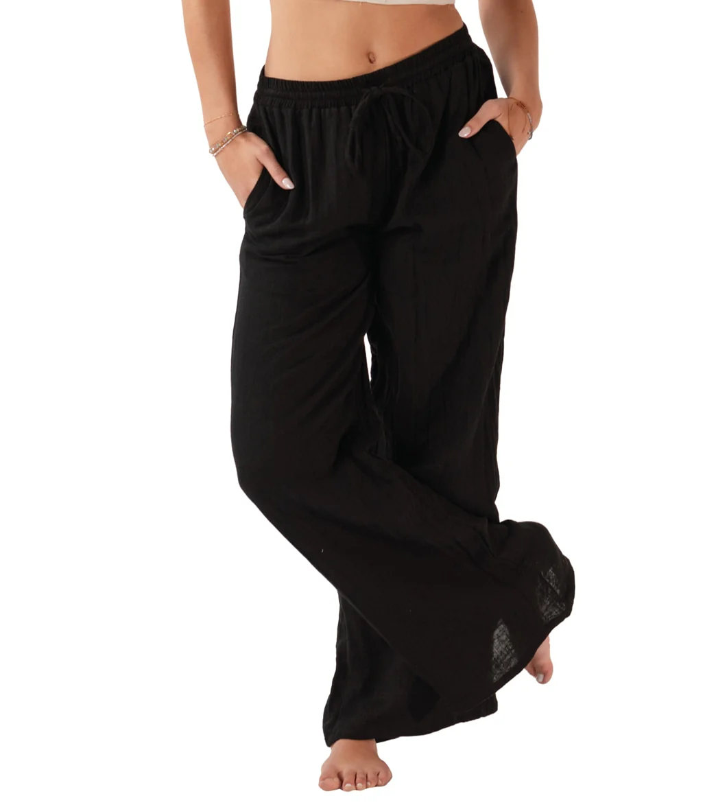 Lotus and Luna Wide Leg Cotton Pants with Pockets - Image 18