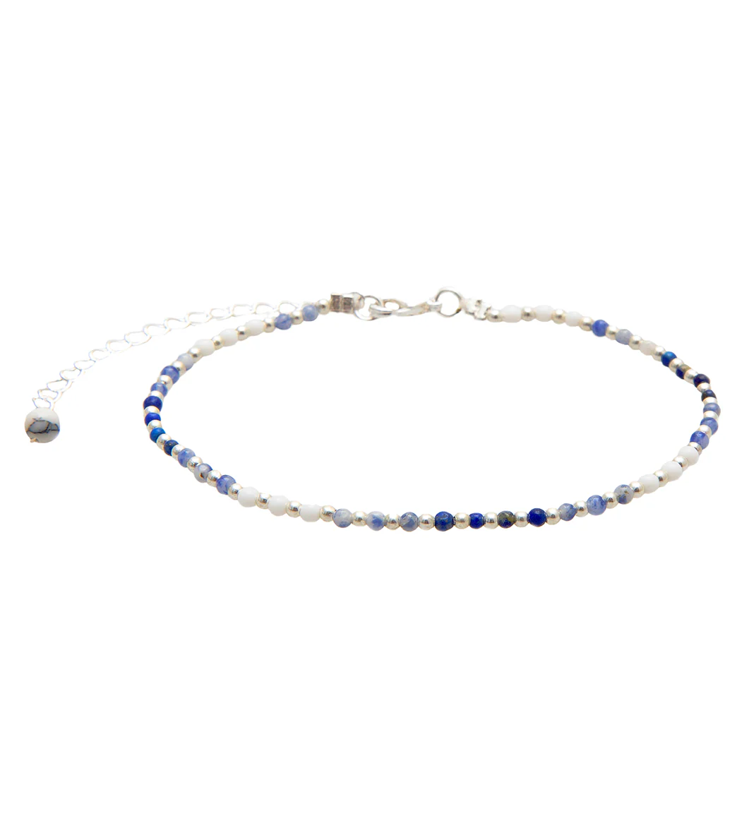 Lotus and Luna Wisdom Healing Anklet - Image 7