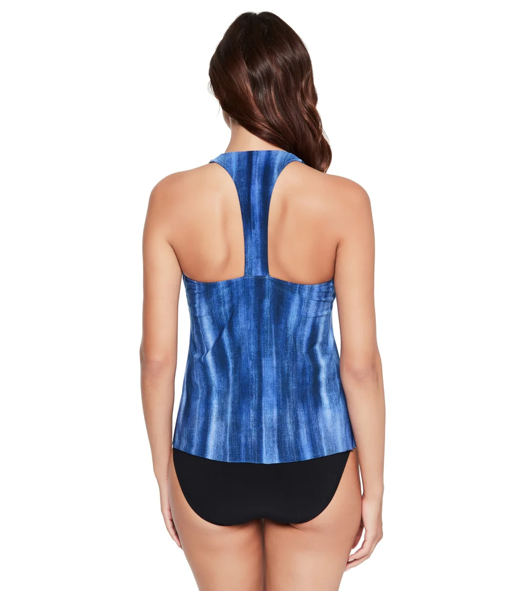 Magicsuit by Miraclesuit Women's Dungarees Taylor Tankini Top - Image 2