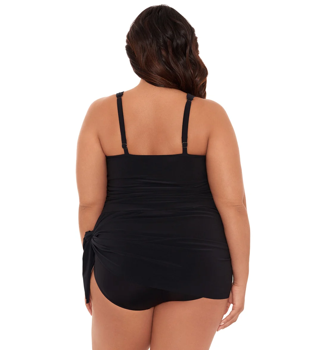 Magicsuit by Miraclesuit Women's Plus Size Celine Swim Dress - Image 4
