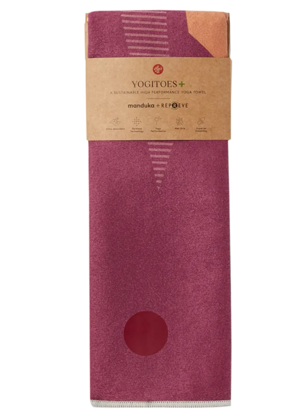 Manduka Yogitoes+ Repreve® Yoga Mat Towel, 71" - Image 4