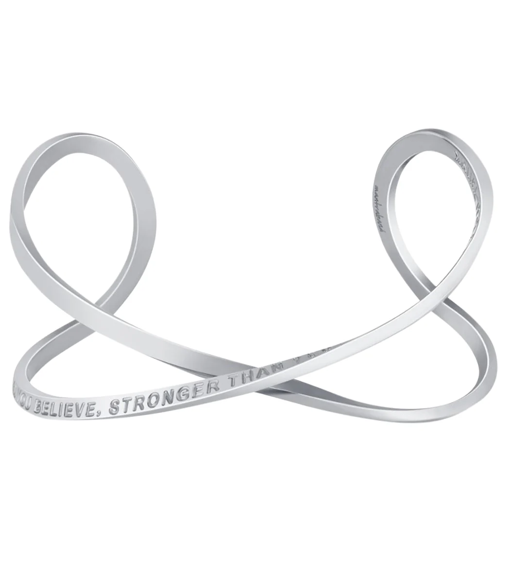 Mantraband Braver Than You Believe, Stronger Than You Feel, Smarter Than You Think Infinity Bracelet - Image 3