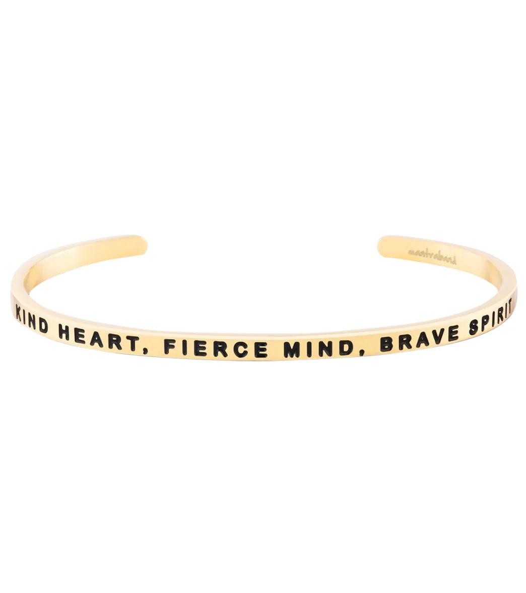 Mantraband Kind Heart, Fierce Mind, Brave Spirit Bracelet - Image 3