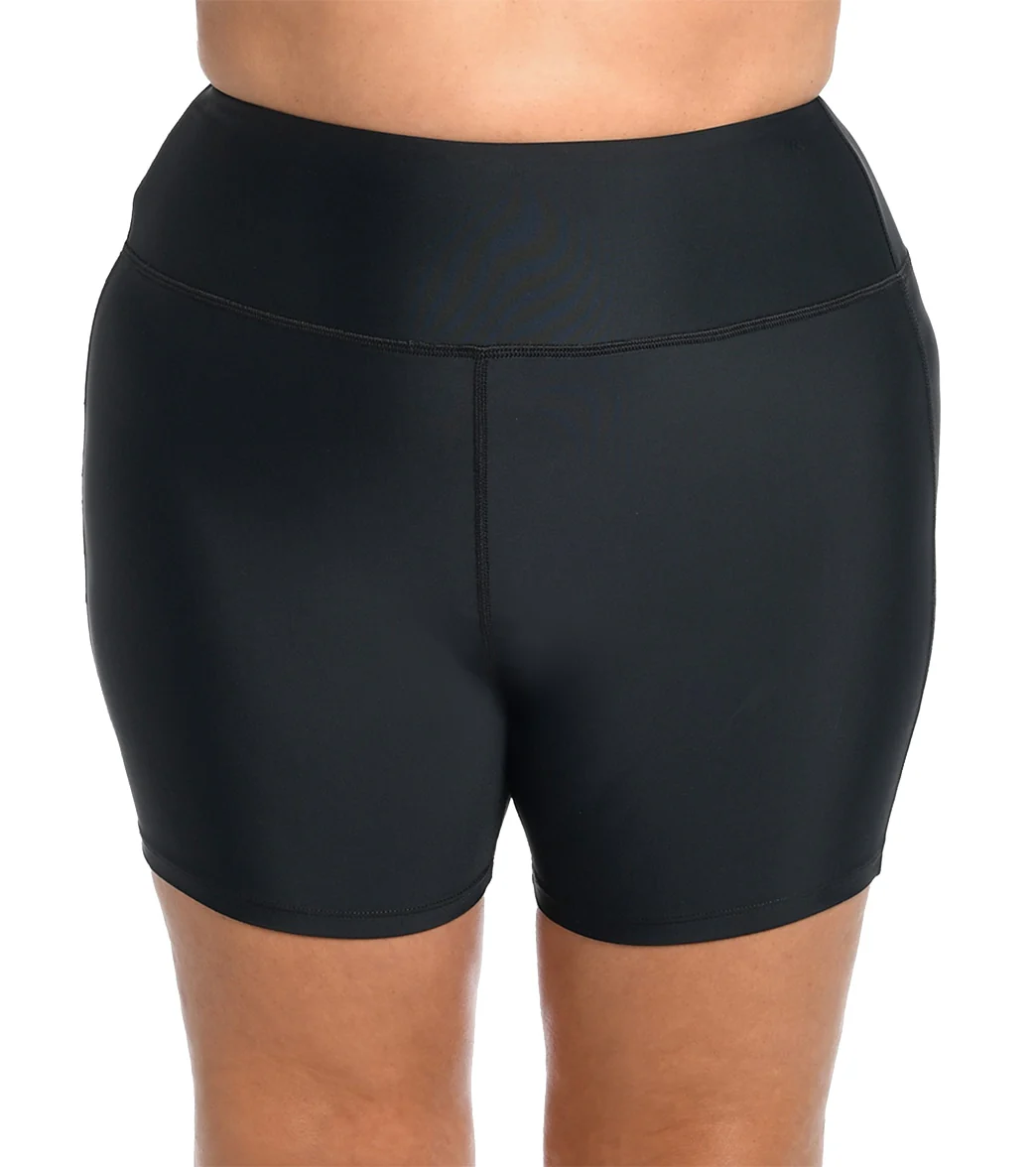 Maxine Women's Plus Size 6" Biker Short - Image 3