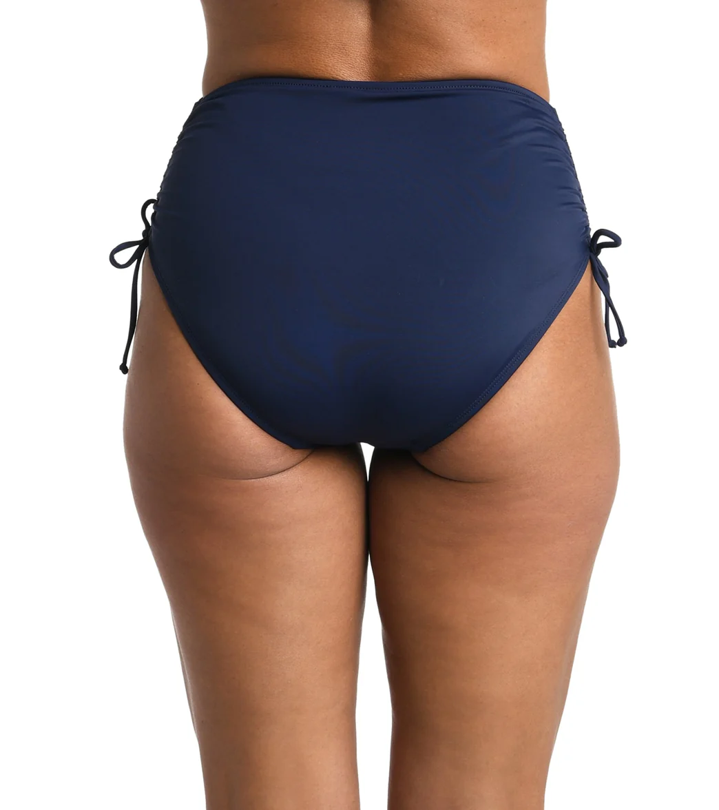 Maxine Women's Solid Adjustable Ties Full Bikini Bottom - Image 2