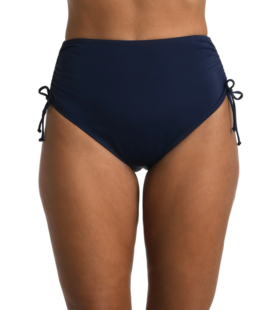 Maxine Women's Solid Adjustable Ties Full Bikini Bottom - Image 4