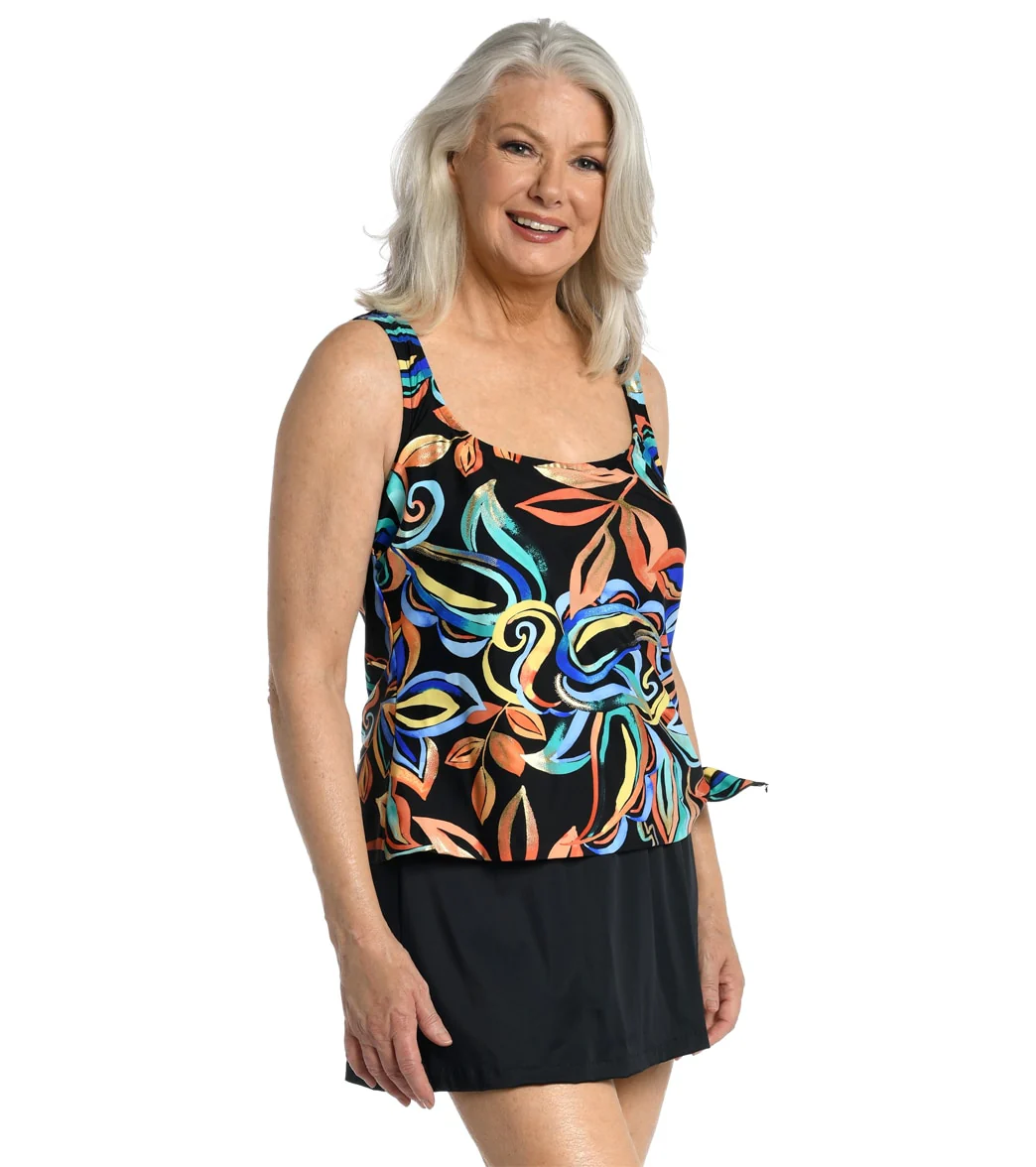 Maxine Women's Watercolor Expressions Swim Dress - Image 8