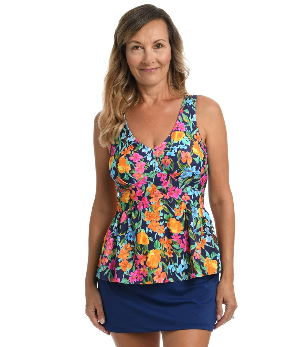 Maxine Women's Wiildflower Empire Tankini Top - Image 6