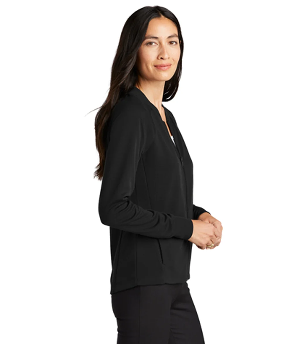 Mercer+Mettle Mercer+Mettle™ Women's Double-Knit Bomber - Image 5