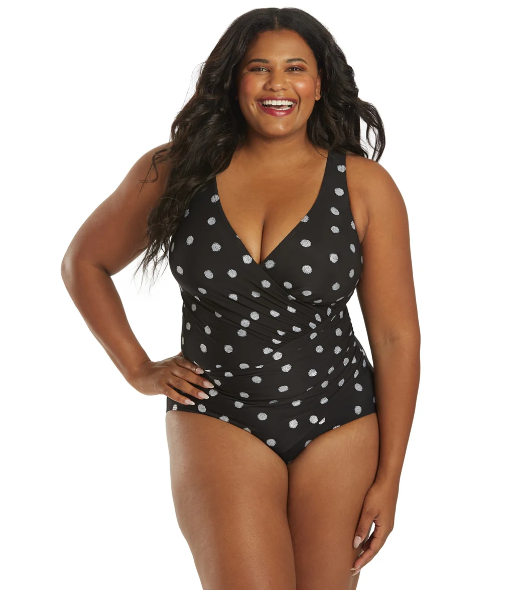 Miraclesuit Plus Women's Plus Size Pizzelles Oceanus One Piece Swimsuit - Image 8