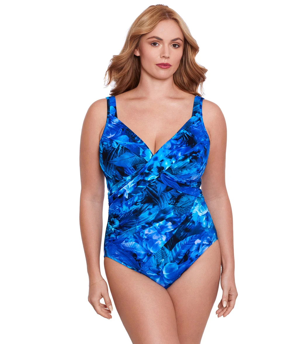 Miraclesuit Plus Women's  Sous Marine Revele Plus One Piece Swimsuit - Image 6