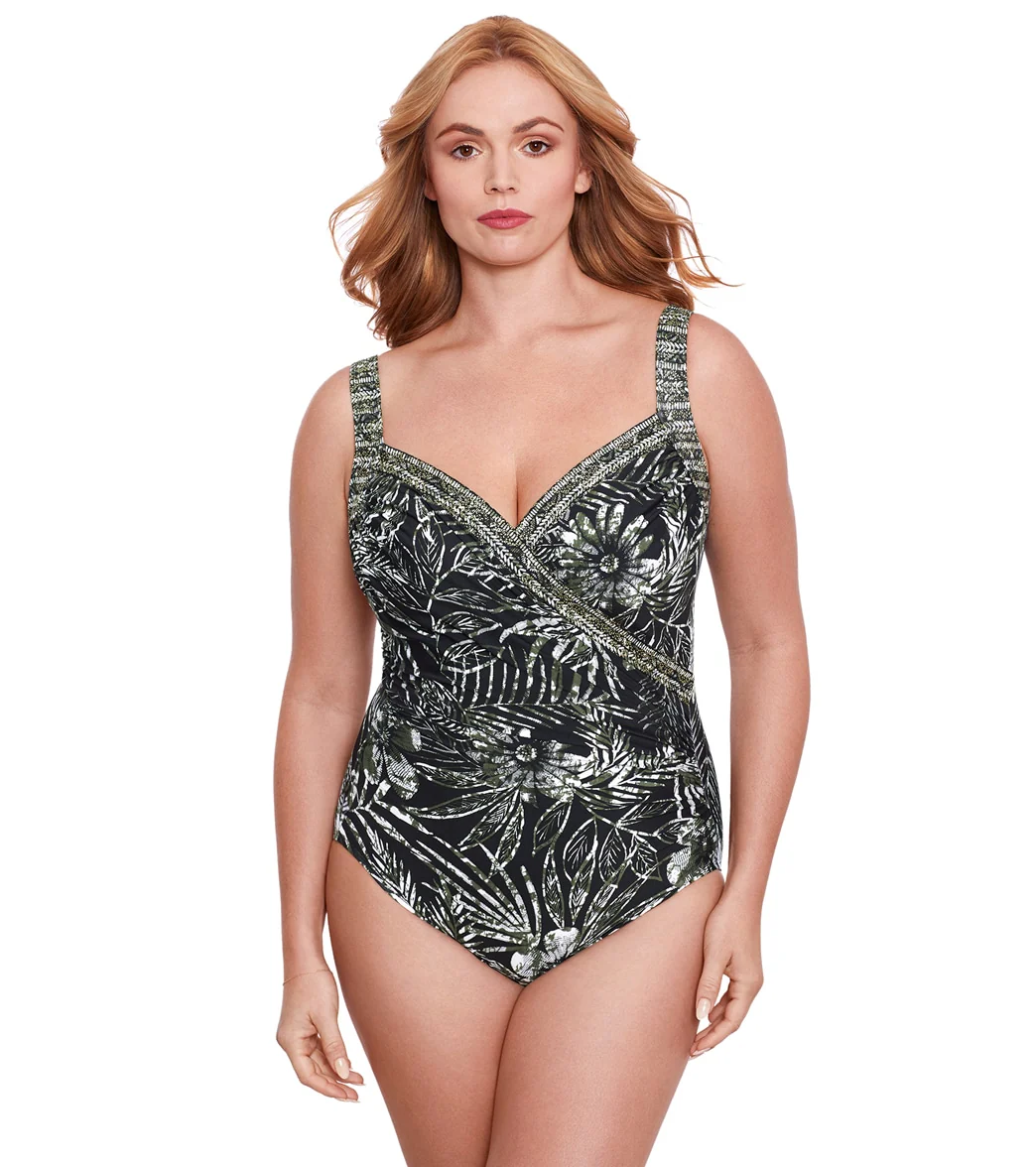 Miraclesuit Plus Women's  Zahara Sanibel Plus One Piece Swimsuit - Image 6