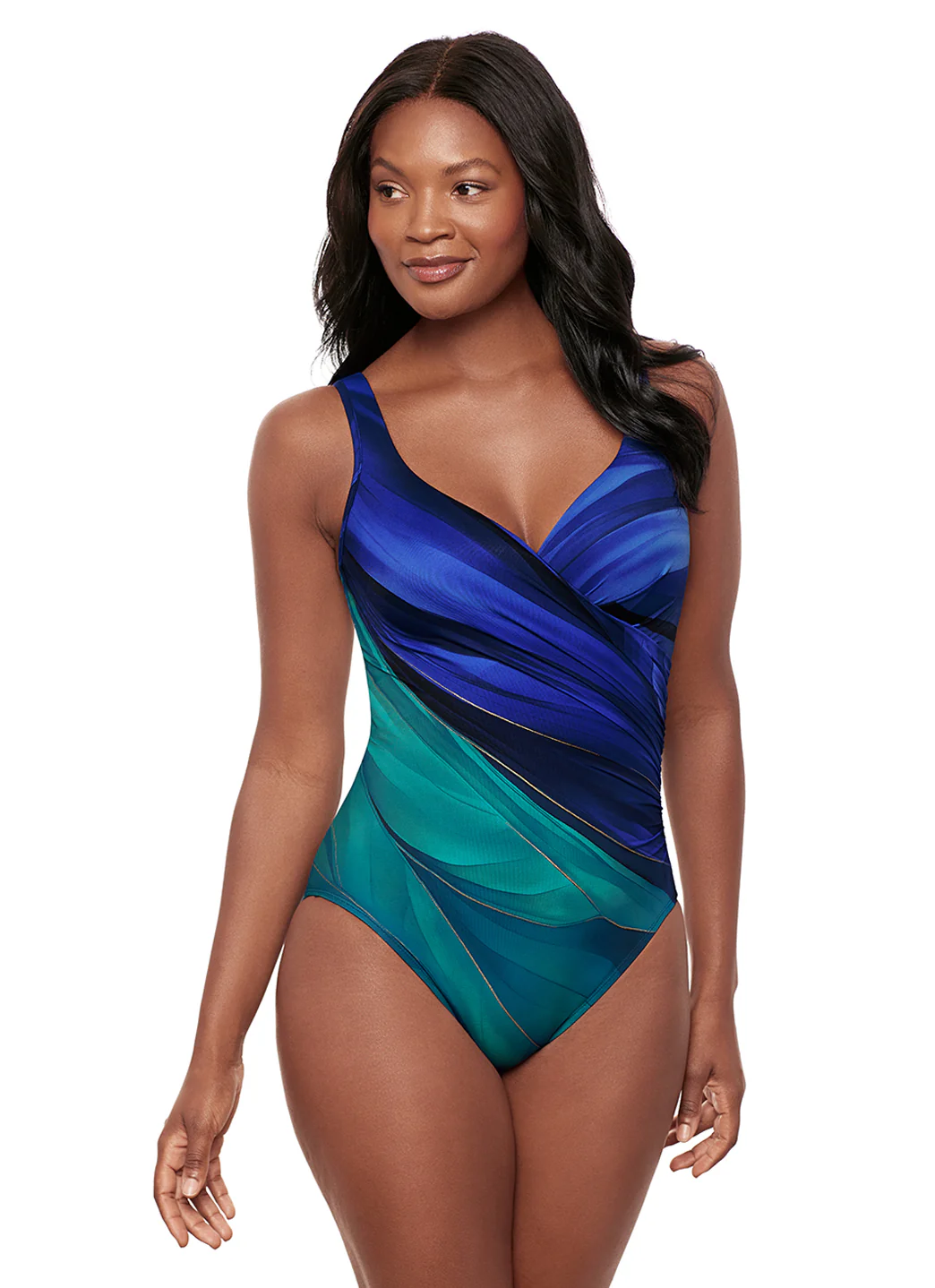 Miraclesuit Women's Maldiva It'S A Wrap One Piece Swimsuit - Image 2