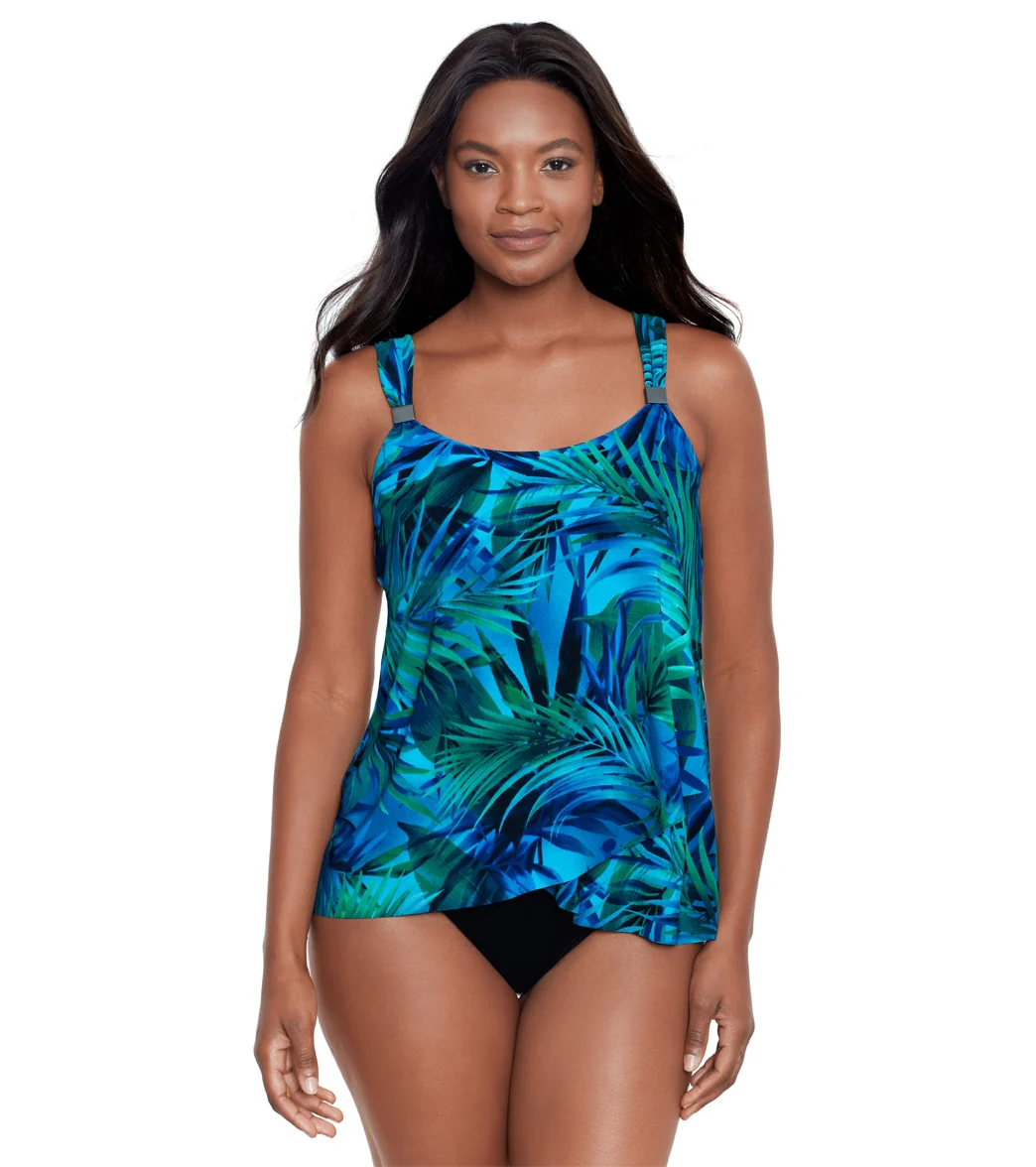 Miraclesuit Women's Palm Reeder Dazzle Tankini Top Tankini Top - Image 6