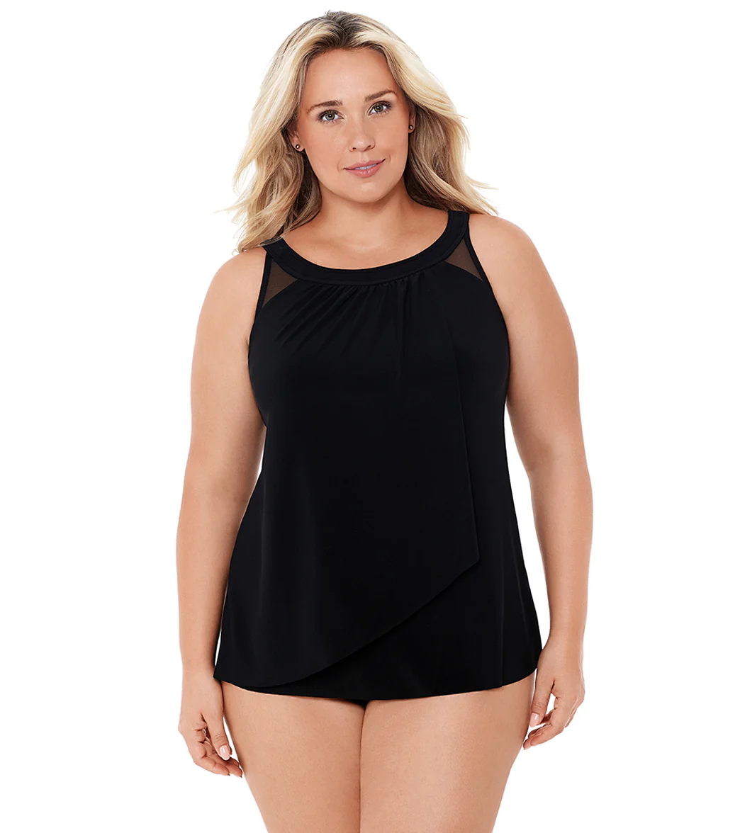 Miraclesuit Women's Plus Size Illusionists Ursula Tankini Top - Image 10