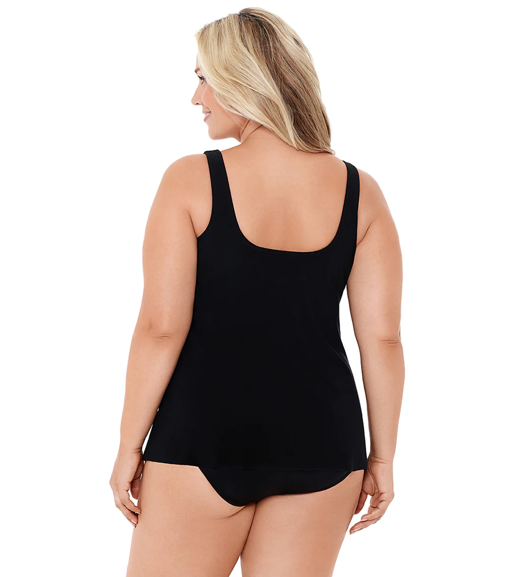 Miraclesuit Women's Plus Size Illusionists Ursula Tankini Top - Image 6