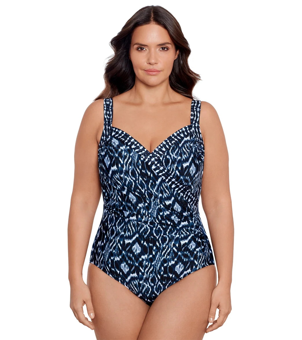 Miraclesuit Women's Plus Size Palatium Sanibel One Piece Swimsuit - Image 6