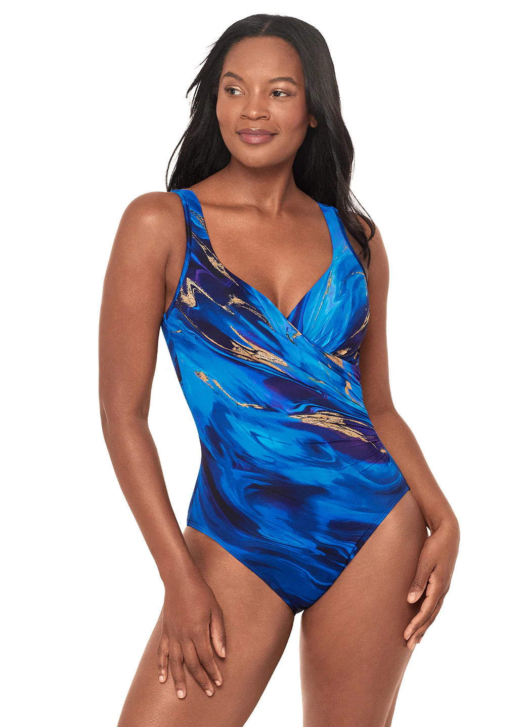 Miraclesuit Women's Stellar Nova Its A Wrap One Piece Swimsuit - Image 2