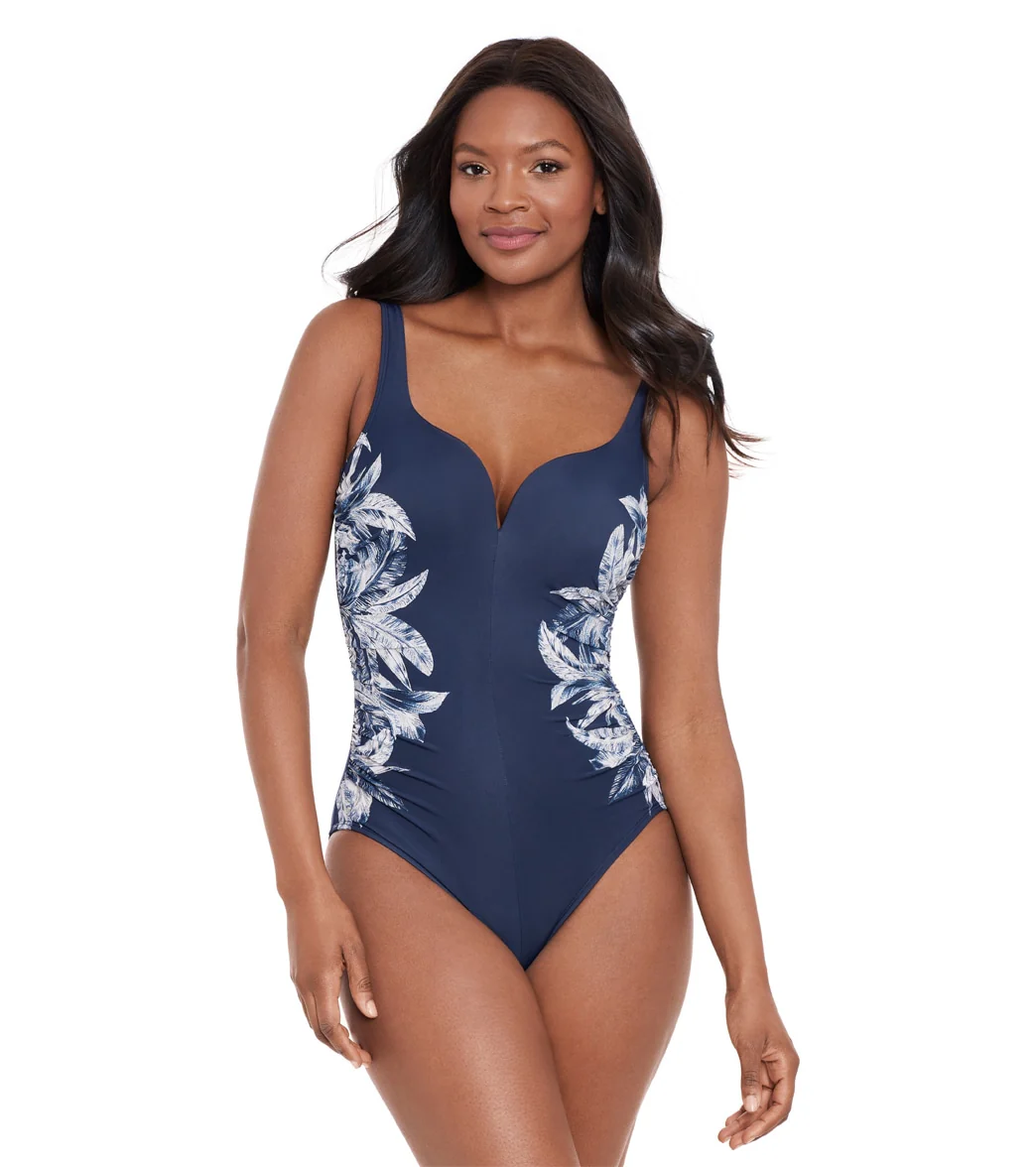 Miraclesuit Women's Tropica Toile Temptress One Piece Swimsuit - Image 7